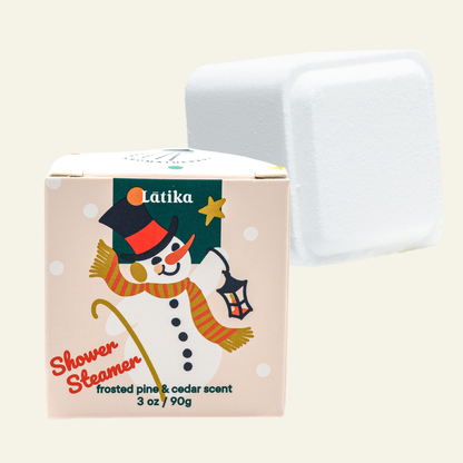 Christmas Stocking Stuffer - Shower Steamer Cube - Snow
