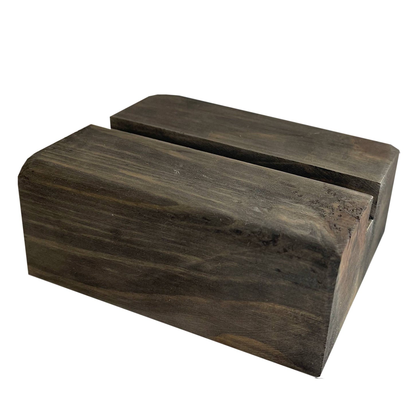 Wood Block Mini Canvas Holder: Wood stain