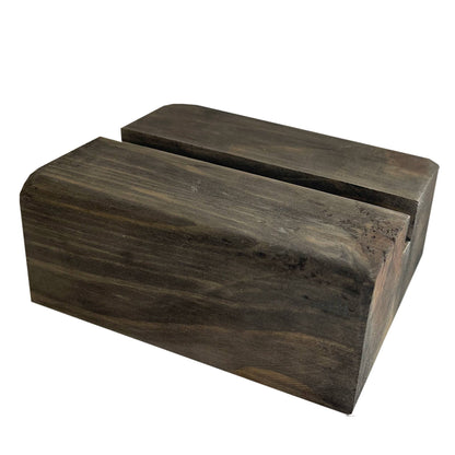 Wood Block Mini Canvas Holder: Wood stain