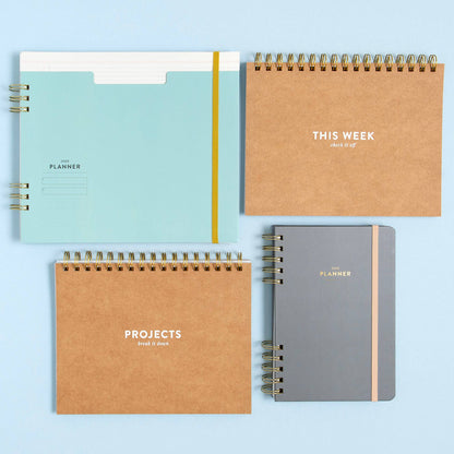 Undated Spiral Project Planner
