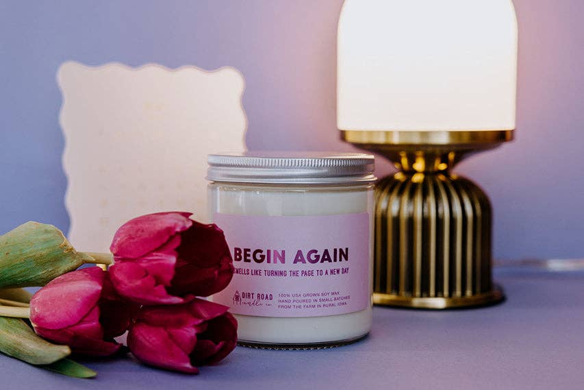 Begin Again Candle: 8 oz Candle