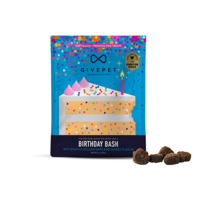 GivePet Birthday Bash Soft-Baked Dog Treats