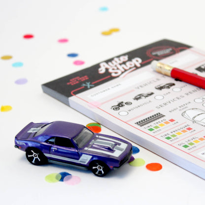 Tiny Town Play Notepad - Auto Shop