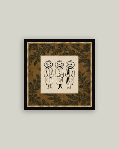 Pumpkin Trio: 8x8
