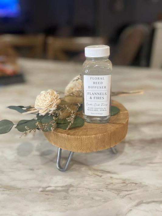 CCF Floral Reed Diffuser-Flannels & Fires