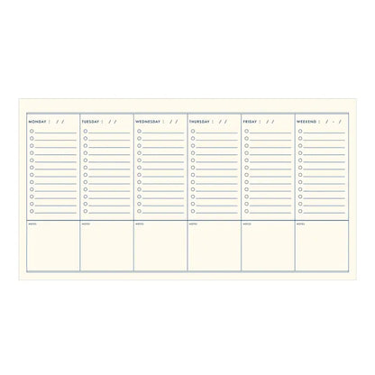 Grid Schedule Weekly Planner