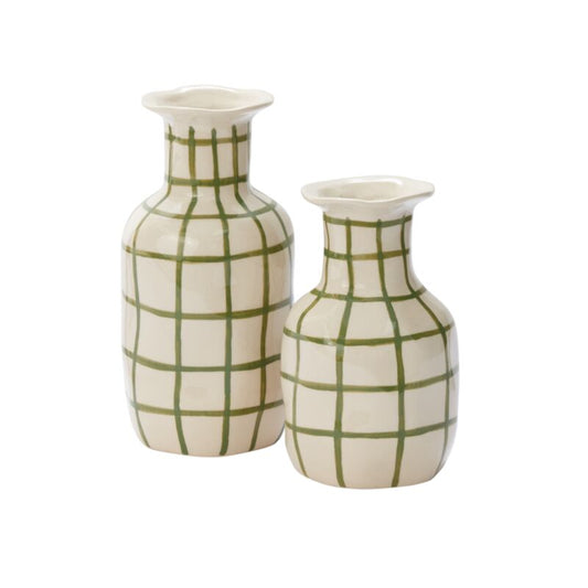 Positively Plaid Vase