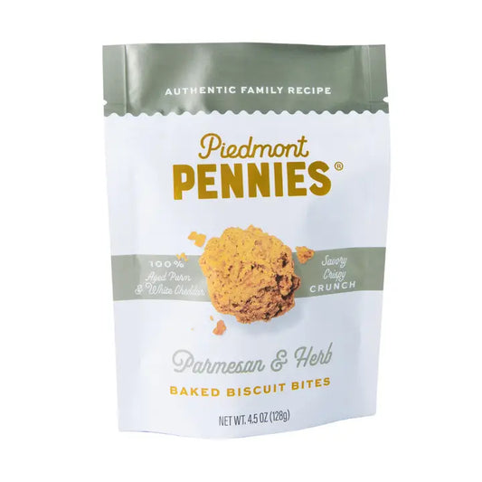 Piedmont Pennies-Parmesan + Herb