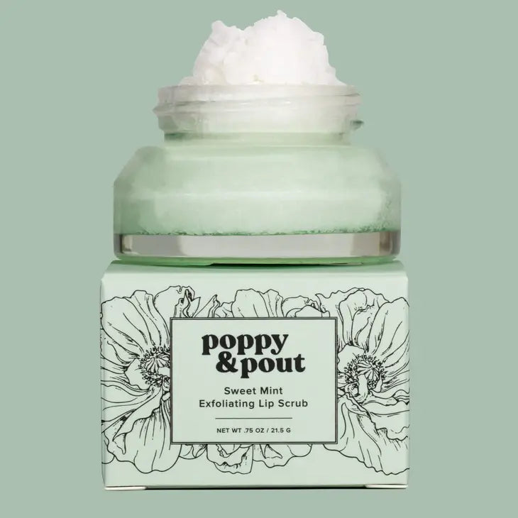 Poppy & Pout Lip Scrub-Sweet Mint