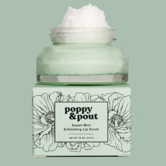 Poppy & Pout Lip Scrub-Sweet Mint