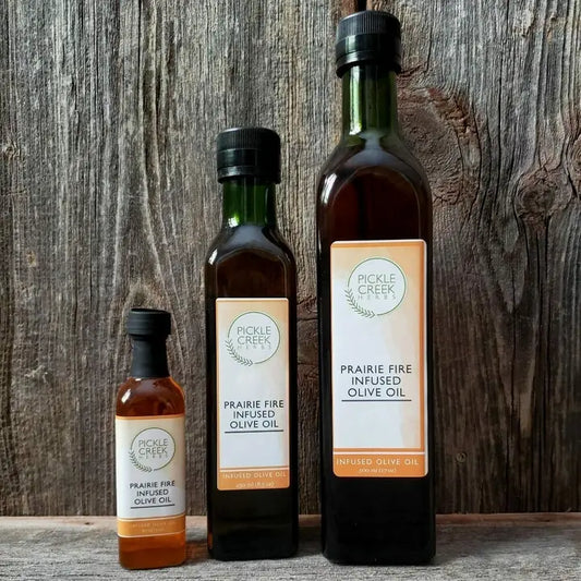 Pickle Creek Herbs Prairie Fire Infused Olive Oil