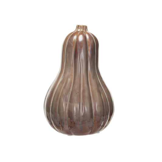Stoneware Pumpkin Vase