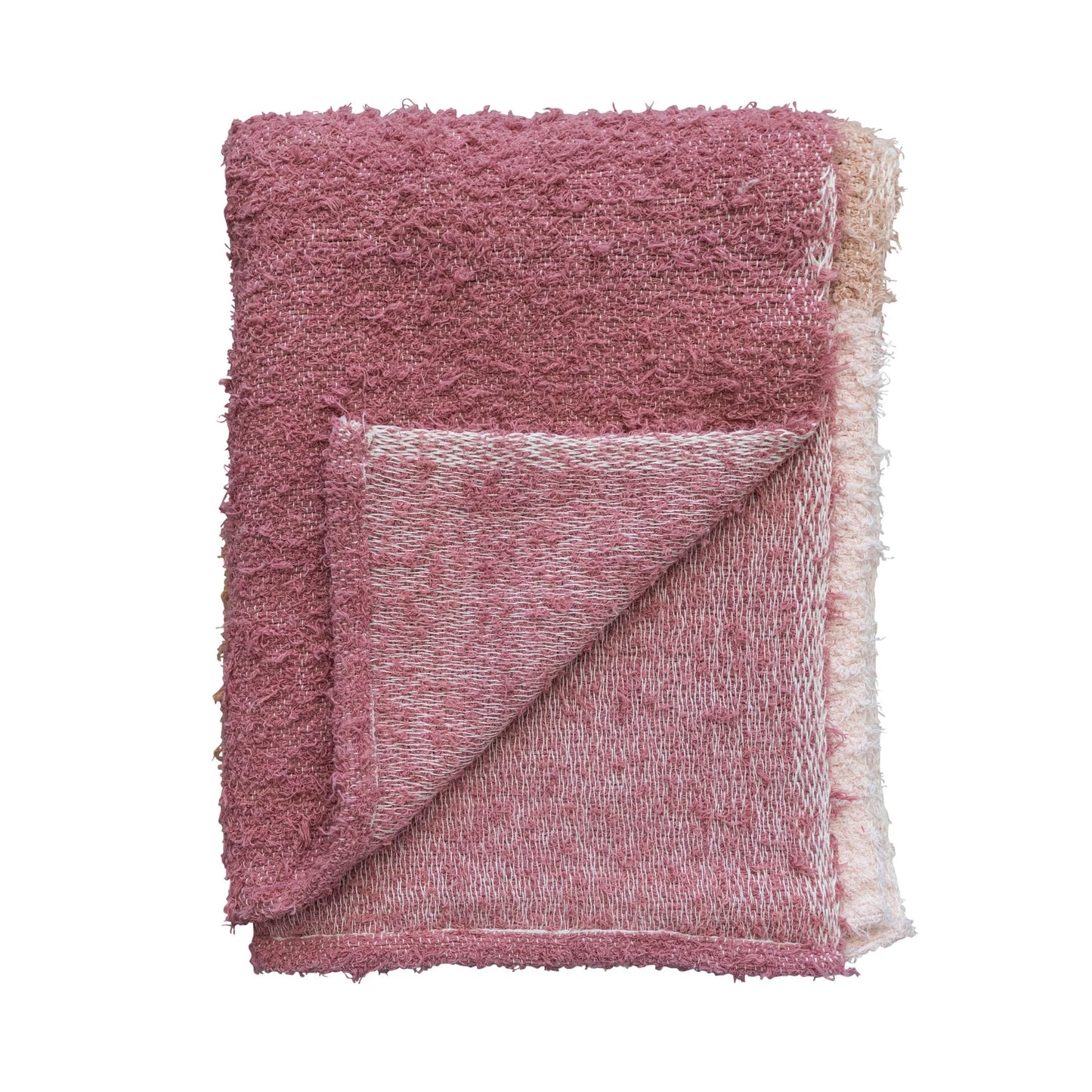 Woven Cotton Striped Throw